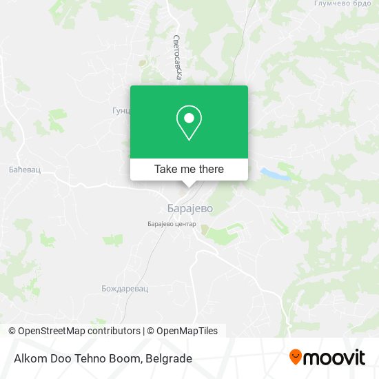 Alkom Doo Tehno Boom map