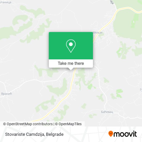 Stovariste Camdzija map