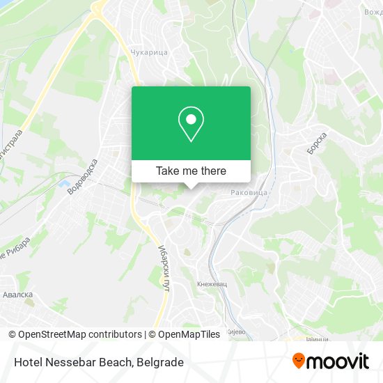 Hotel Nessebar Beach map