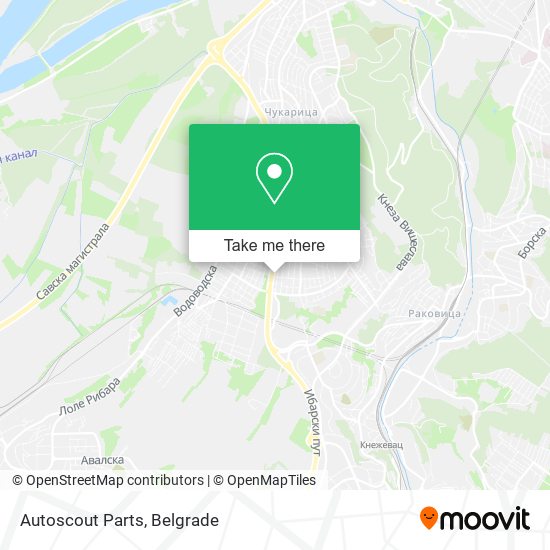 Autoscout Parts map