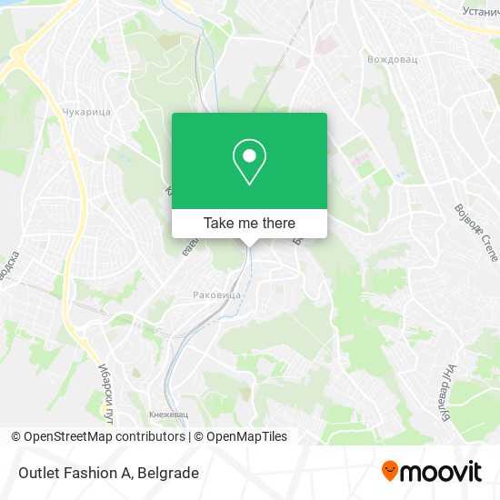 Outlet Fashion A map