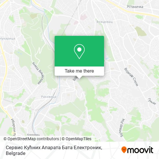 Сервис Кућних Апарата Бата Електроник map