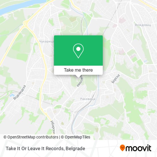 Take It Or Leave It Records map