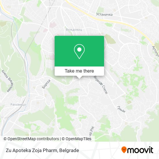 Zu Apoteka Zoja Pharm map