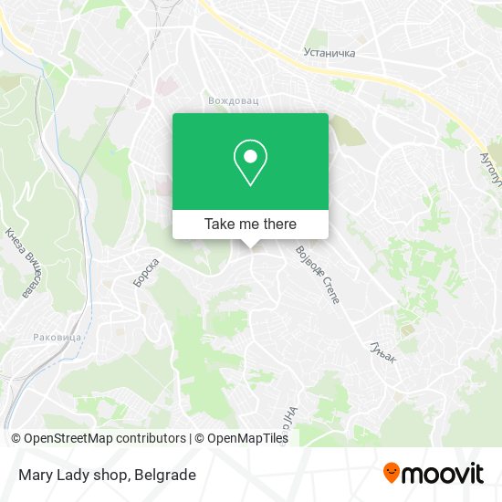 Mary Lady shop map