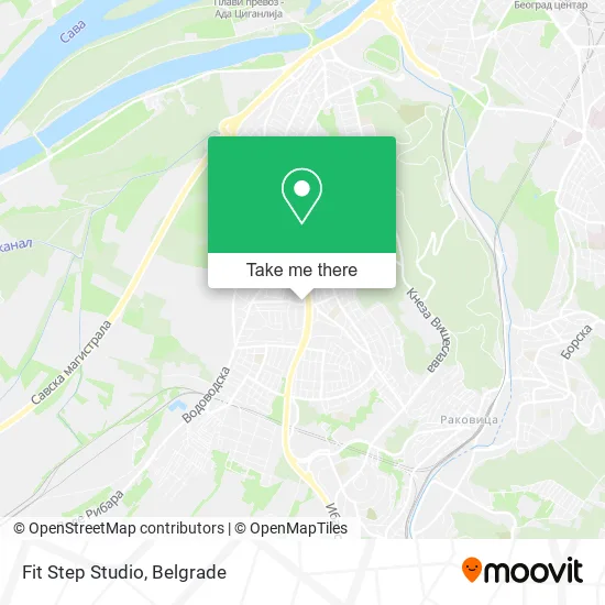 Fit Step Studio map
