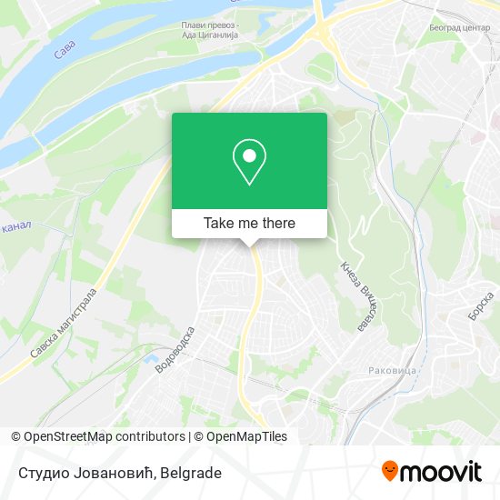 Студио Јовановић map