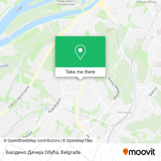 Балдино Дечија Обућа map