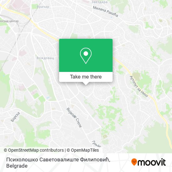 Психолошко Саветовалиште Филиповић map