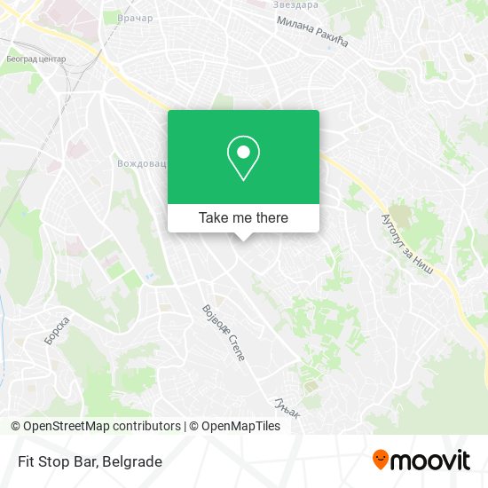 Fit Stop Bar map