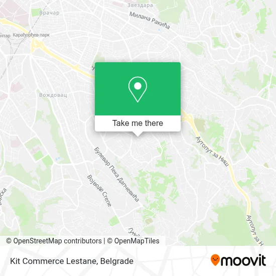 Kit Commerce Lestane map
