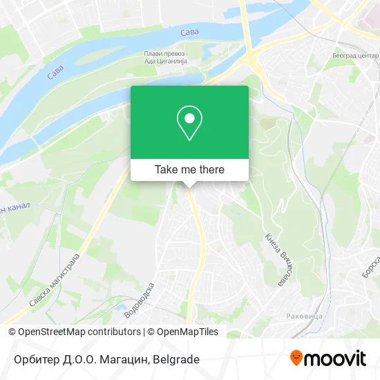 Орбитер Д.О.О. Магацин map