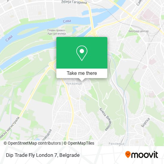 Dip Trade Fly London 7 map