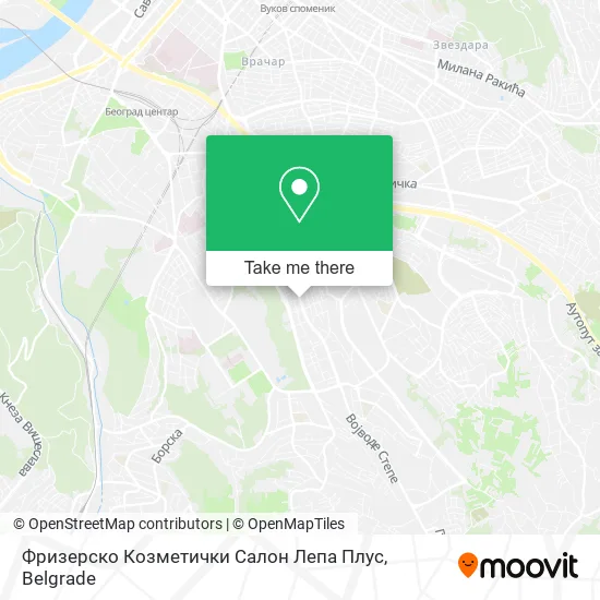 Фризерско Козметички Салон Лепа Плус map