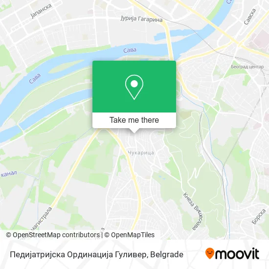Педијатријска Ординација Гуливер map