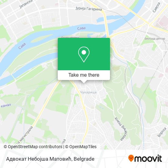 Адвокат Небојша Матовић map