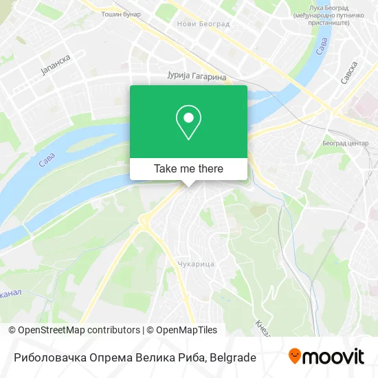 Риболовачка Опрема Велика Риба map