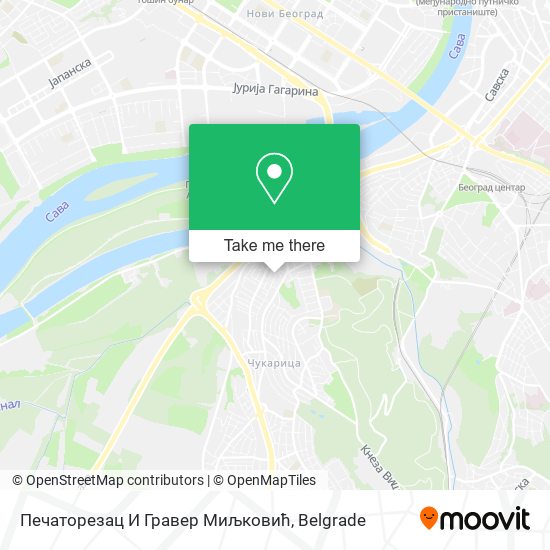 Печаторезац И Гравер Миљковић map