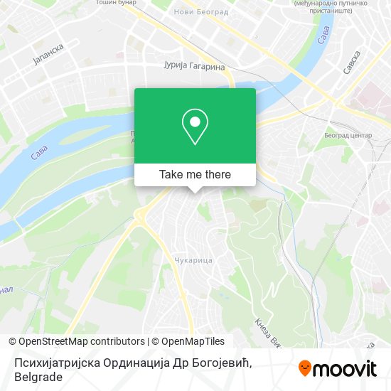 Психијатријска Ординација Др Богојевић map