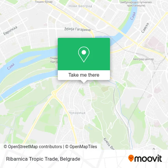 Ribarnica Tropic Trade map