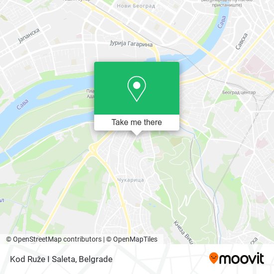 Kod Ruže I Saleta map