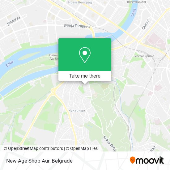 New Age Shop Aur map