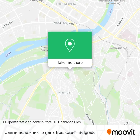 Јавни Бележник Татјана Бошковић map