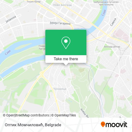 Оптик Момчиловић map