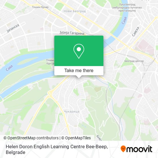 Helen Doron English Learning Centre Bee-Beep map