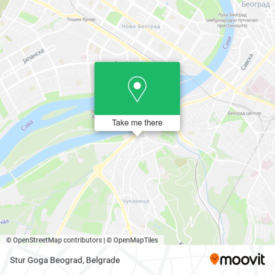 Stur Goga Beograd map