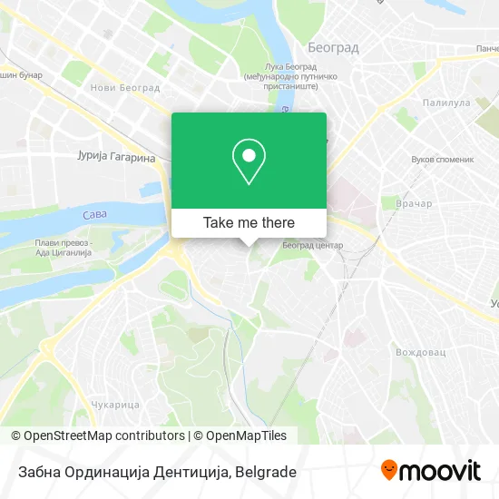 Забна Ординација Дентиција map