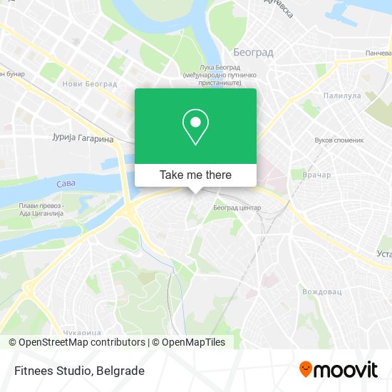Fitnees Studio map