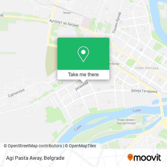 Agi Pasta Away map