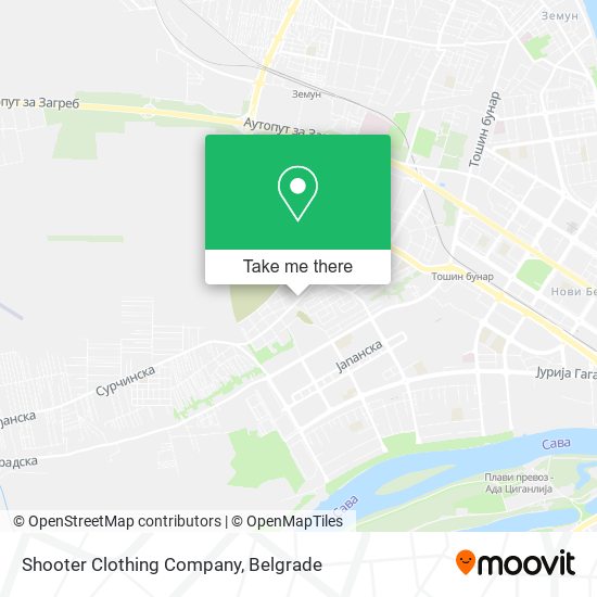 Shooter Clothing Company map