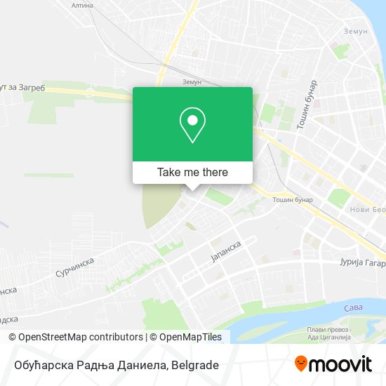 Обућарска Радња Даниела map