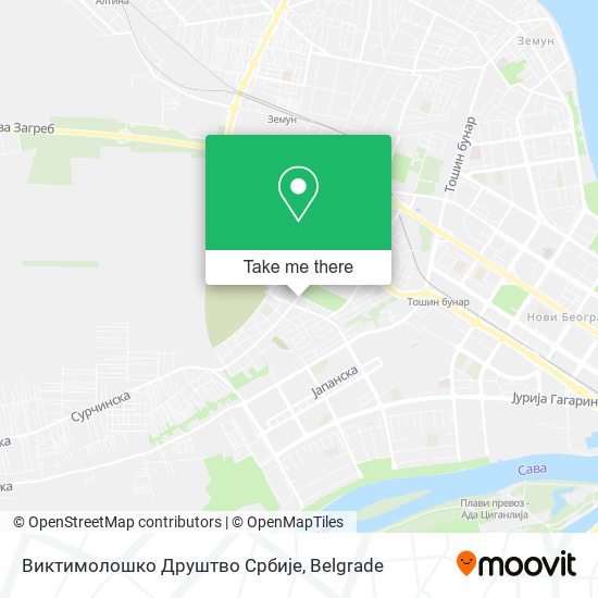 Виктимолошко Друштво Србије map