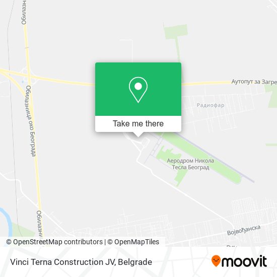 Vinci Terna Construction JV map