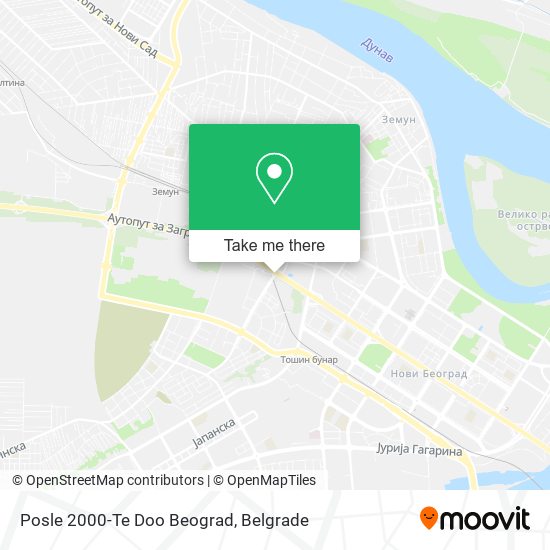 Posle 2000-Te Doo Beograd map