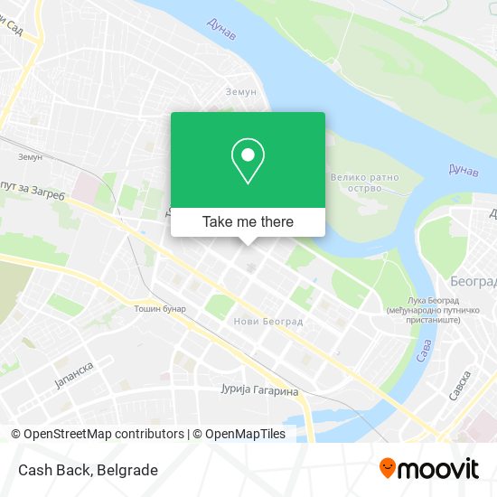 Cash Back map