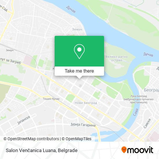 Salon Venčanica Luana map