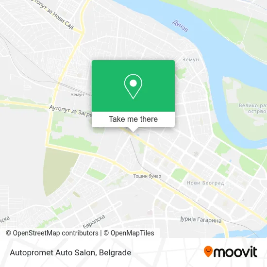 Autopromet Salon Auto map