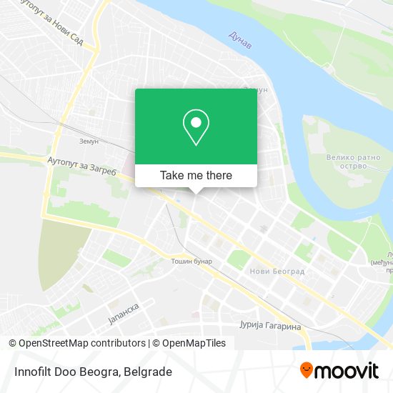 Innofilt Doo Beogra map