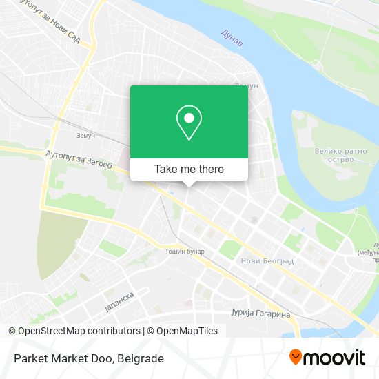 Parket Market Doo map