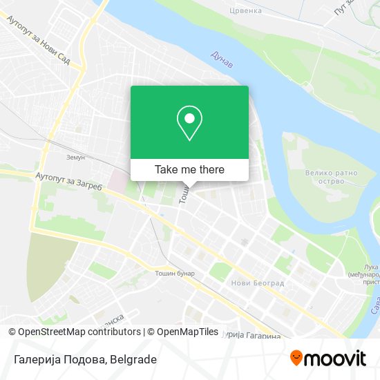 Галерија Подова map