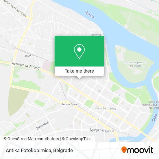 Antika Fotokopirnica map