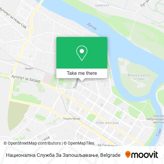 Национална Служба За Запошљавање map