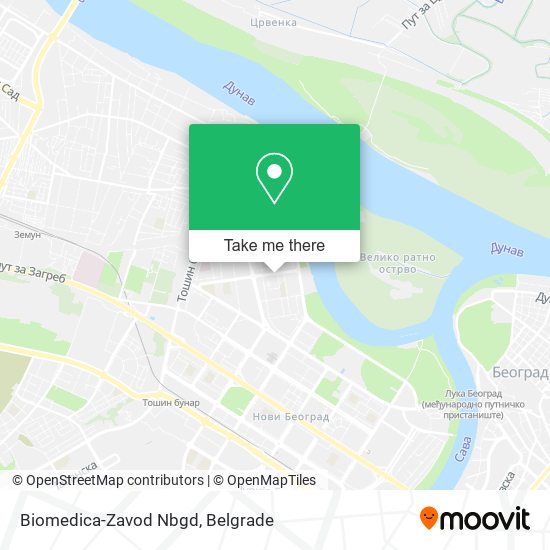 Biomedica-Zavod Nbgd map