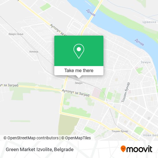 Green Market Izvolite map