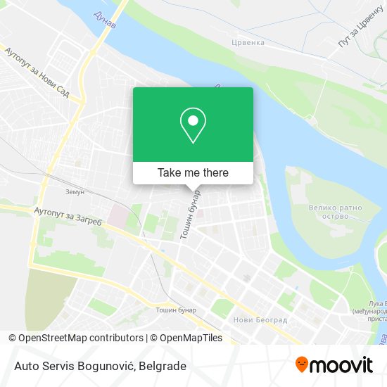 Auto Servis Bogunović map