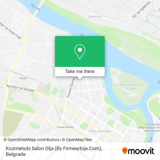 Kozmeticki Salon Olja (By Firmesrbije.Com) map
